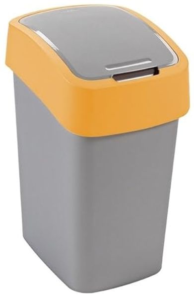 Curver Pacific Flip Recyclingbehälter kippbar 50L gelb (CUR000174)