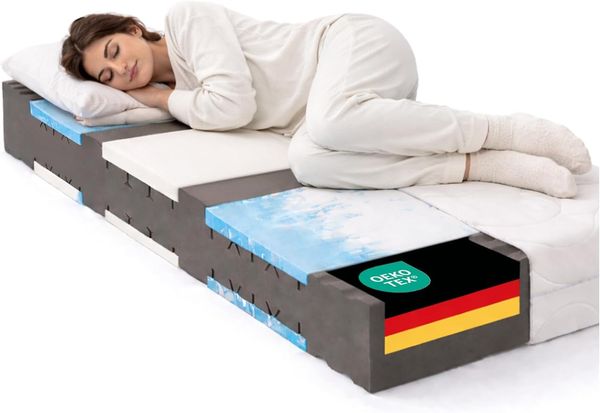 Komfortschaummatratze Vision Top, Beco, 22 cm hoch, Stiftung Warentest “GUT”, optimal für Seiten- & Rückenschläfer