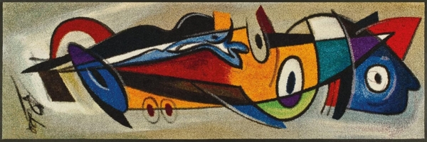 wash+dry by Kleen-Tex Läufer positive flow I, rechteckig, Höhe: 7 mm, Schmutzfangläufer, modernes Design, rutschhemmend, waschbar