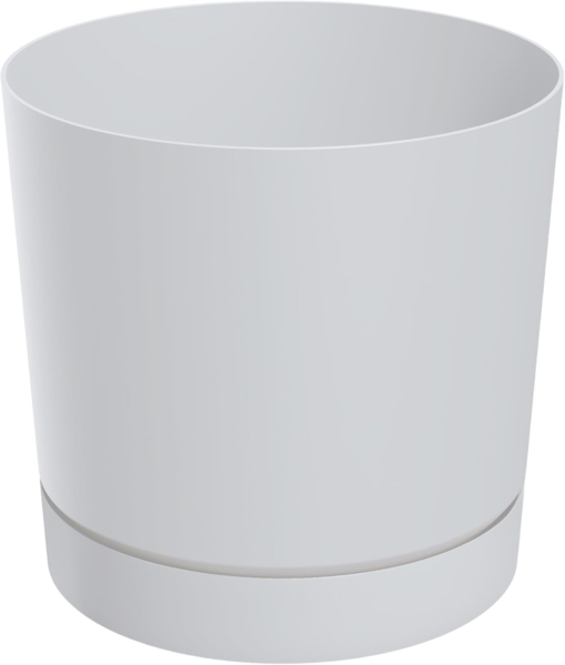 Spetebo Pflanzkübel Kunststoff Pflanzkübel mit Untersetzter rund - Ø 47 cm (Anzahl, 1 St, Stück), UV- und frostbeständig