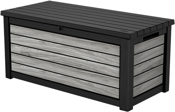 Keter Gartenbox "NORTHWOOD" 623L 157x72x69cm Deckel bis 270kg belastbar, abschließbar