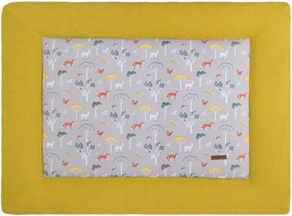 BO Baby's Only - Laufgittereinlage Forest - Mustard - 75x95 cm - 75% Baumwolle/25% Polyacryl