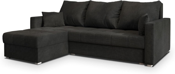 Masseno Ecksofa NIDA mit Schlaffunktion L-Form, Sofa mit Bettkasten