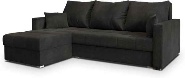 Masseno Ecksofa NIDA mit Schlaffunktion L-Form, Sofa mit Bettkasten