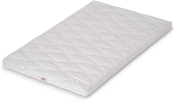 FabiMax 4490 'BOXSPRING' Beistellbett weiß, inkl. Matratze 'COMFORT' und Nestchen 'Sterne' weiß auf grau Bild 4