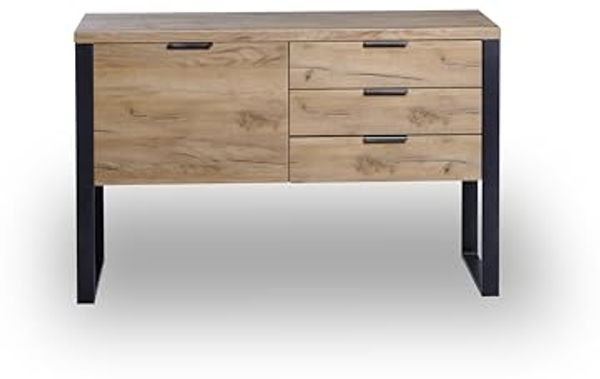 Jahnke Sideboard, Engineered Wood, Kerneiche, One Size