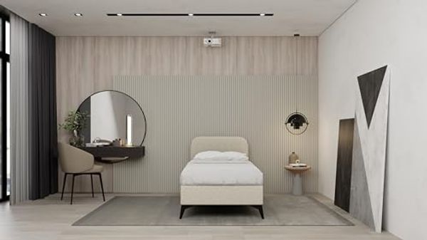 PANDA MÖBEL GmbH Polsterbett MAVILO Elegantes und modernes Polsterbett 120cm 100cm 90cm, Ideal für moderne, minimalistische oder klassische Schlafzimmer