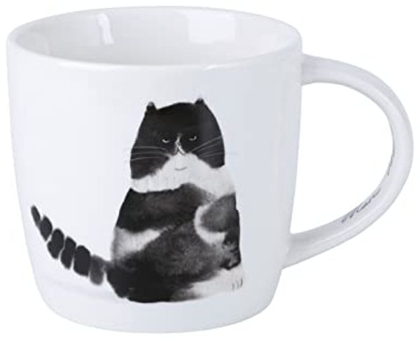 Maxwell & Williams DX1223 Becher 400 ml FELINE FRIENDS Grumpy Cat, Porzellan, in Geschenkbox