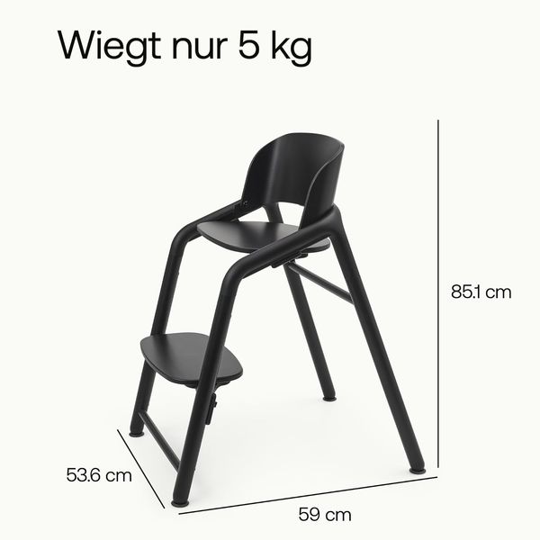 Bugaboo Hochstuhl Giraffe Schwarz Bild 7