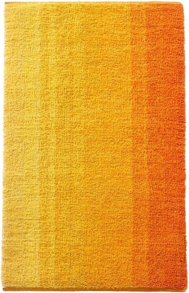 Design Badteppich angenehm weich - Attraktive Farbverlauf Optik Badteppich Colori, 60x100 cm,gelb