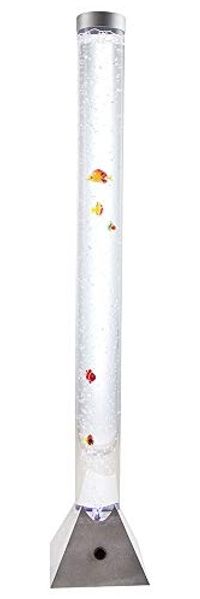 LED Deko Stehleuchte, Wassersäule, Deko-Fische, Höhe 120 cm