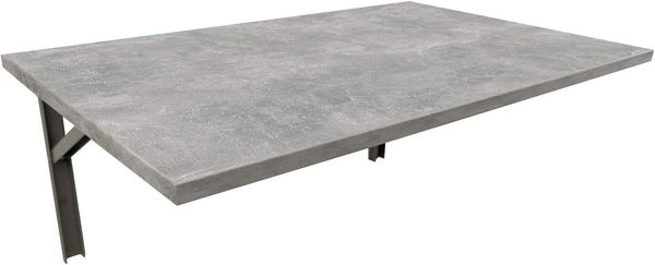 mikon 100x60 Wandtisch Wandklapptisch Küchentisch Schreibtisch Esstisch Klapptisch Esstisch Wandtisch Küchentisch Schreibtisch Kinderschreibtisch Bartisch Computertisch | Beton