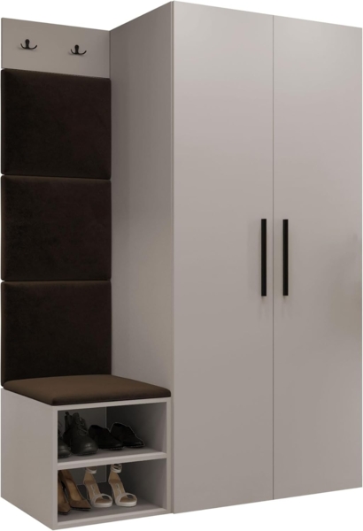 Garderoben-Set Mapreni IV (Farbe: Cashmere, Manila 04)