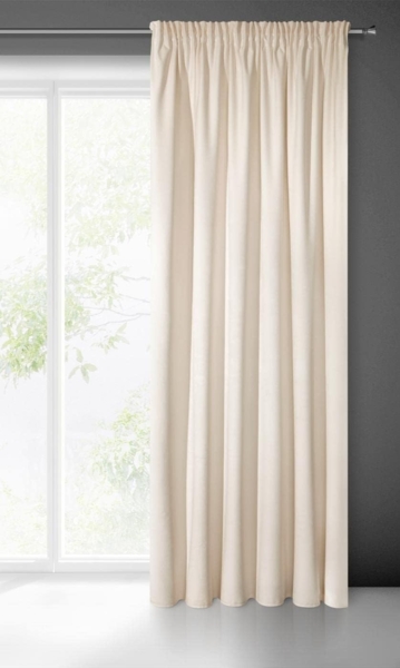 Eurofirany Vorhang Prachtvolle Samtvorhänge VILLA, Kräuselband, Velours Blickdicht