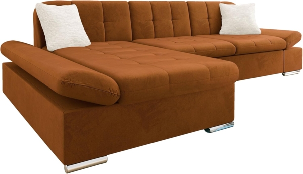 Ecksofa Montana Premium (Farbe: Piano 21 + Piano 21 + Mokka 03, Seite: Links)