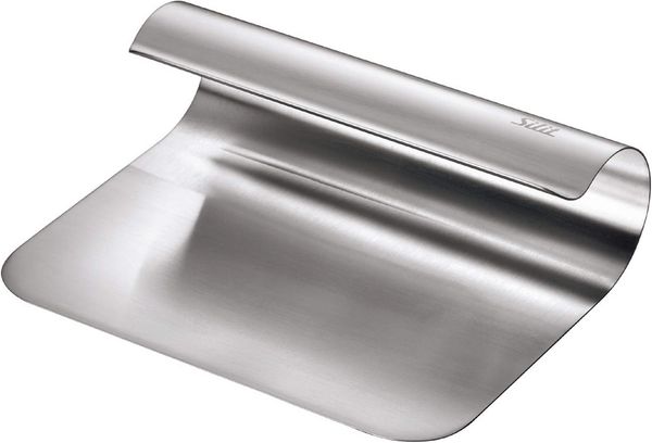 Silit Cut'n Serve Gemüseschaufel 11x15 cm, Küchenhelfer Edelstahl mattiert, Küchenhilfe, Teigschaber für die Küche, spülmaschinengeeignet