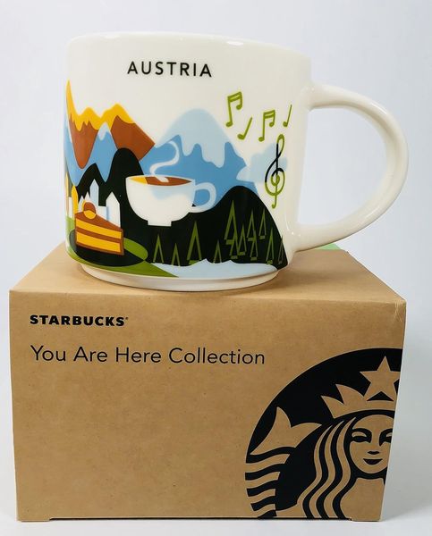 Starbucks City Mug You Are Here Collection Austria Österreich Kaffeetasse Coffee Cup