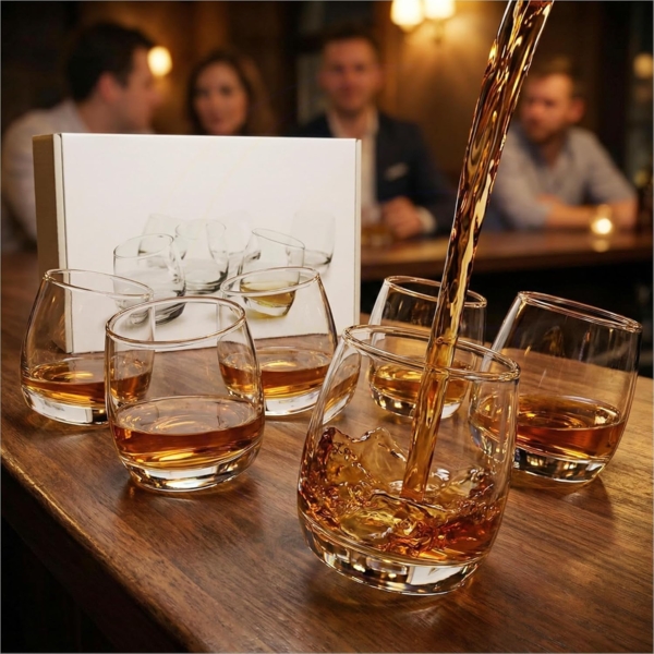 6 x Bar Rocking Whisky Glas 200 ml