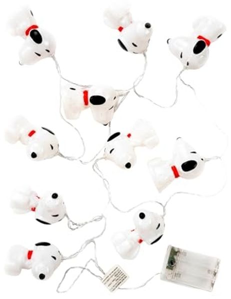 United Labels® LED-Lichterkette Peanuts Snoopy LED Lichterkette 2m 10 LEDs warmweiß batterie innen