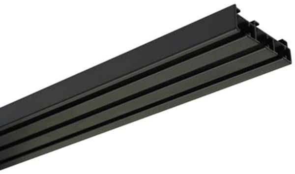GARDINIA Gardinenschiene Flächenvorhangschiene 3-läufig, 3-läufig, kürzbar, Aluminium, 3-läufig