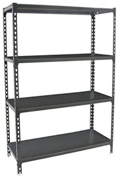 Simonrack Schwerlastregal, Lagerregal, 150 x 110 x 50 cm, Metallregal, Kellerregal, Biegestelle 200 kg, 4 Fachböden, Antracite - Simonclick
