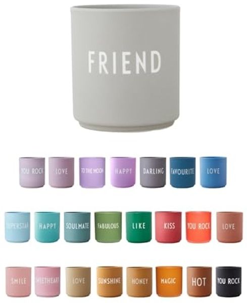 Design Letters Becher Favourite Cup Friend 10101002CLGRFRIEND