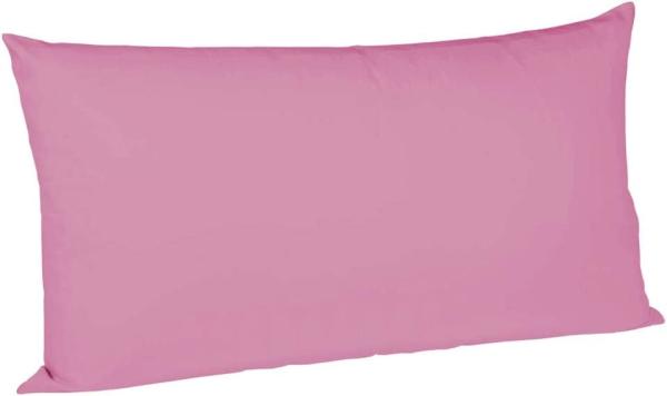 Fleuresse Mako-Satin-Kissenbezug uni colours pink 4070 40x80 cm