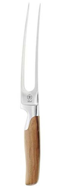 SARAH WIENER 'Pott' Fleischgabel, Stahl/Holz, Silber/Braun, 15 cm