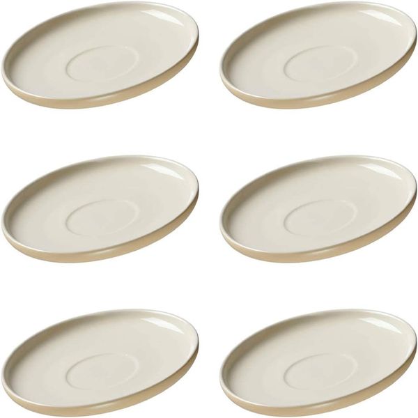 Ritzenhoff & Breker JASPER Espressountertasse ø 10,5 cm vanille 6er Set - A