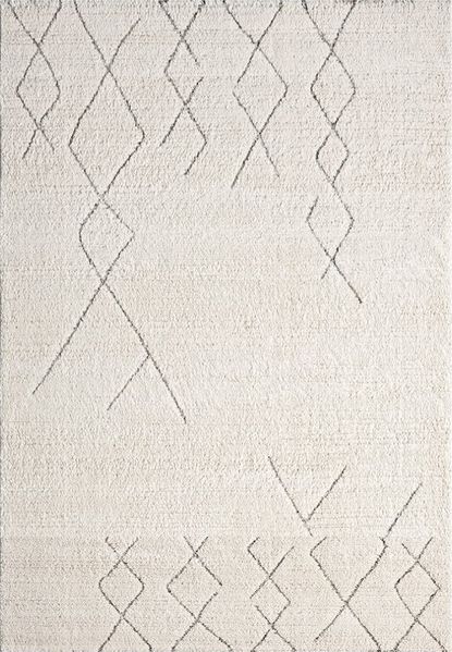 Vimoda Teppich Teppich Wohnzimmer Boho Skandinavisch Kurzflor, Rechteckig, Höhe: 10 mm, Läufer modern, Schlafzimmer, Boho Optik, Weich,Streifen