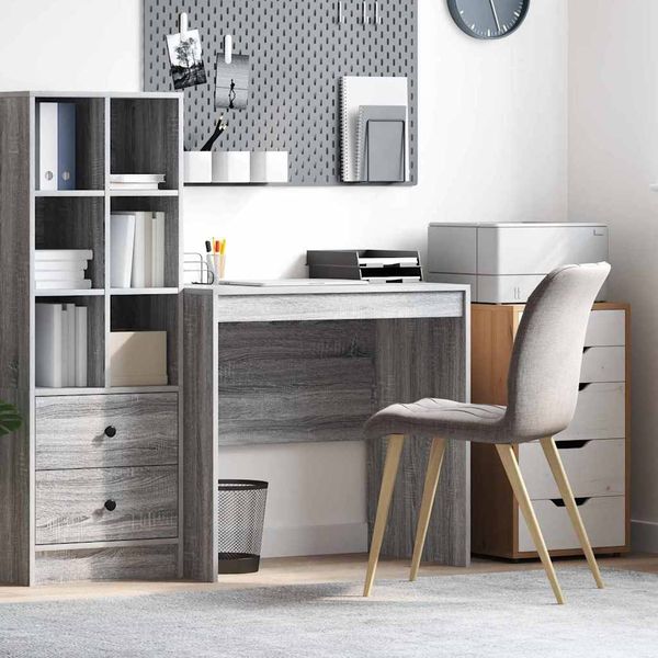 vidaXL Schreibtisch Graues Sonoma 80 x 50 x 76 cm 869431
