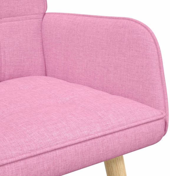 vidaXL 2-Sitzer Sofa Rosa 115 x 61 x 87 cm Stoff 42028901 Bild 7