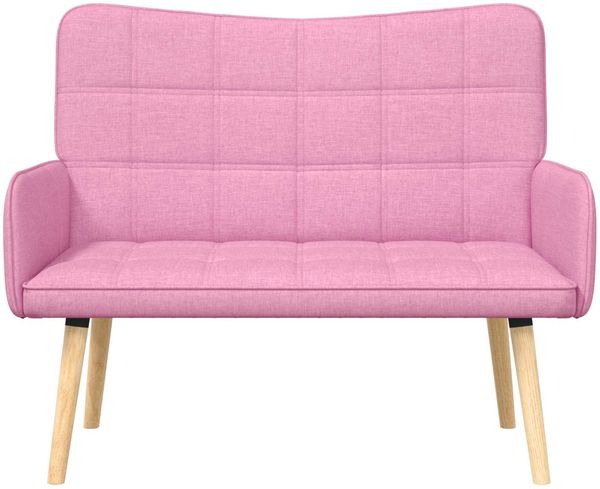 vidaXL 2-Sitzer Sofa Rosa 115 x 61 x 87 cm Stoff 42028901 Bild 4
