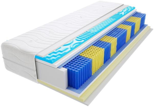 Taschenfederkernmatratze Proto Multitaschen Visco Molet 85x195 cm H2 Bild 1