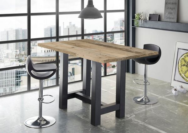 Mäusbacher Bartisch, Gestell in U-Form (Breite 120, 140 oder 160 cm)