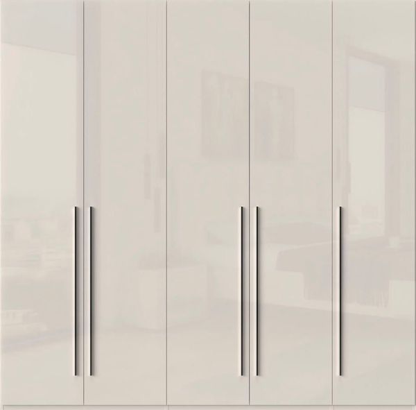 Places of Style Kleiderschrank Piano beige, UV lackiert hochglänzend, Soft-Close Funktion in vielen Breiten