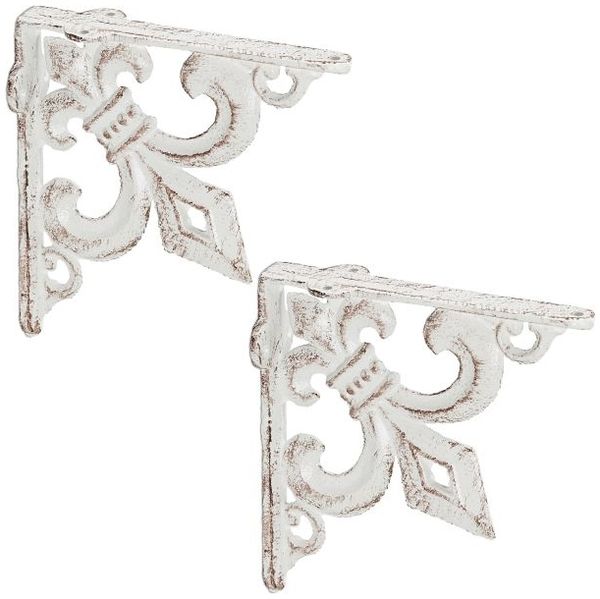 Relaxdays Regalwinkel Gusseisen antik 2er Set