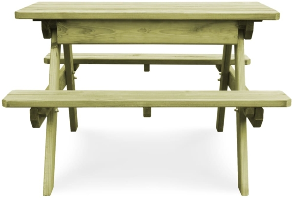 vidaXL Kinder-Picknicktisch 90x90x58 cm Imprägniertes Kiefernholz 45148