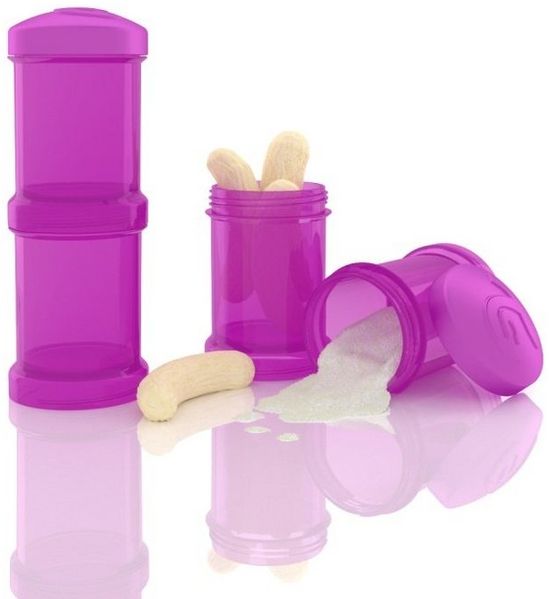 Twistshake Aufbewahrungsdose Milchpulverportionierer, Aufbewahrungsbox, Container, Dose, 2x100ml