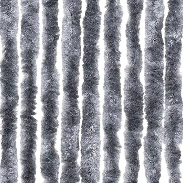 vidaXL Insektenschutz-Vorhang Silbern 100x220 cm Chenille 284287 Bild 6