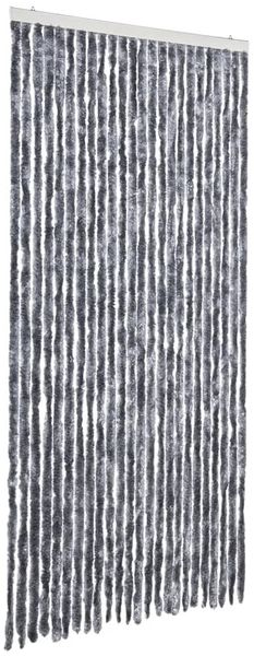 vidaXL Insektenschutz-Vorhang Silbern 100x220 cm Chenille 284287 Bild 2