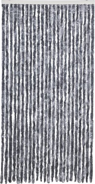 vidaXL Insektenschutz-Vorhang Silbern 100x220 cm Chenille 284287 Bild 3