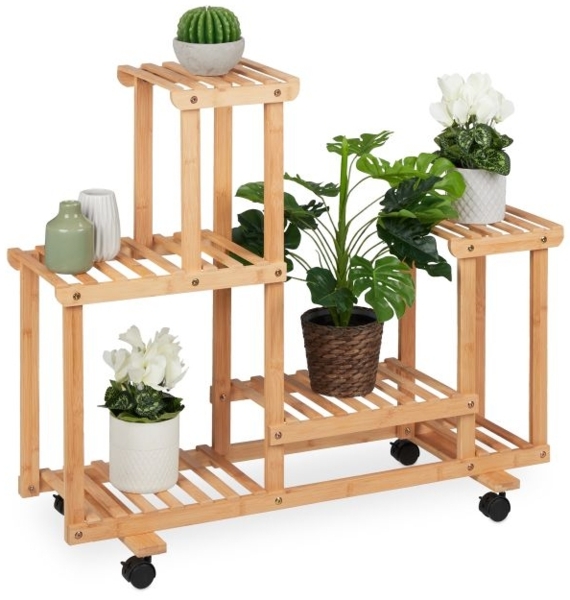 Pflanzenregal Bambus 10037578