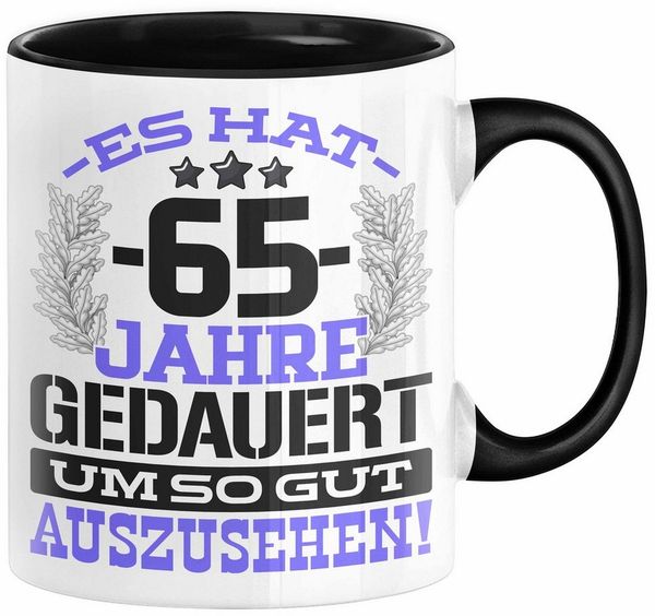 Trendation Tasse 65. Geburtstag Lustig Geschenk Männer Frauen Geschenkidee zum 65er Man