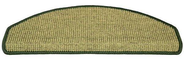 Metzker® Stufenmatte Stufenmatten Sisal New Halbrund Grün 16 Stück, halbrund, Höhe: 6 mm, Naturprodukt Bild 5