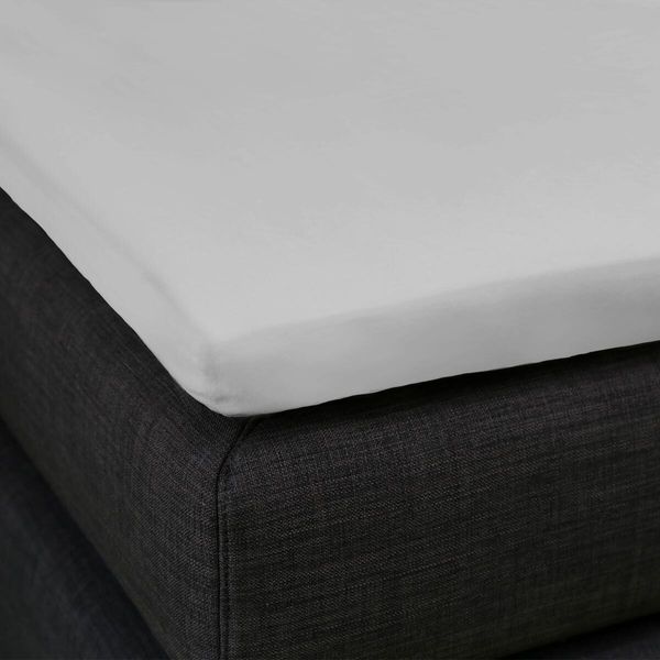 Formesse Bella Donna Topper Spannbetttuch La Piccola|180x200 cm| nebelgrau