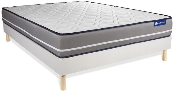 Actilatex pur Matratze 120x195 cm + Bettgestell mit Lattenrost, Härtegrad 4, Latex und Memory-Schaum, Höhe : 20 cm Bild 3