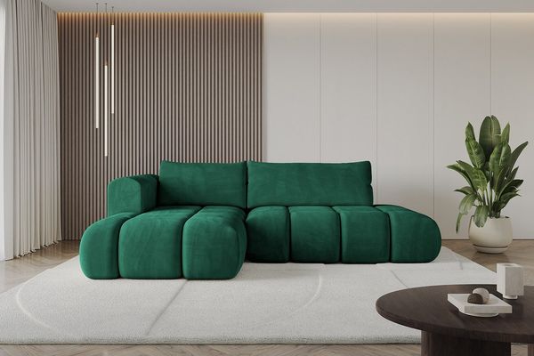 ALTDECOR Ecksofa CLOUD-L, Couch mit Schlaffunktion, Wohnzimmer - Wohnlandschaft, Corner Sofa Bett Eckcouch Couch L-Form Schlafcouch Ausziehbar