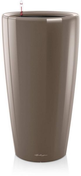 LECHUZA RONDO Premium 40 taupe hochglanz 15744