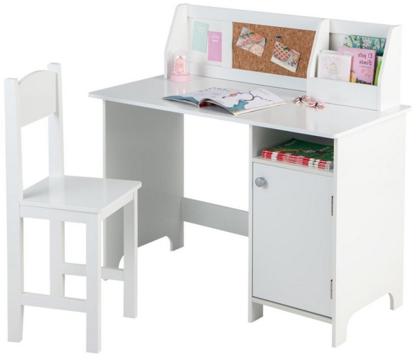 KOMFOTTEU Kinderschreibtisch mit Stuhl (Set), 74×29×29cm Bild 1